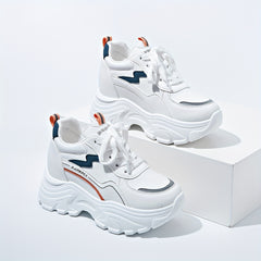 Women's Thick Bottom Sport Shoes Lightweight Non slip Chunky Sneakers