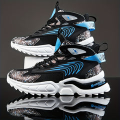 Men's Casual Lace-up Sneakers Comfortable Walking Shoes