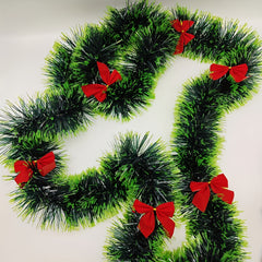 Christmas Rattan Dark Green And Edge Christmas Decoration Strips