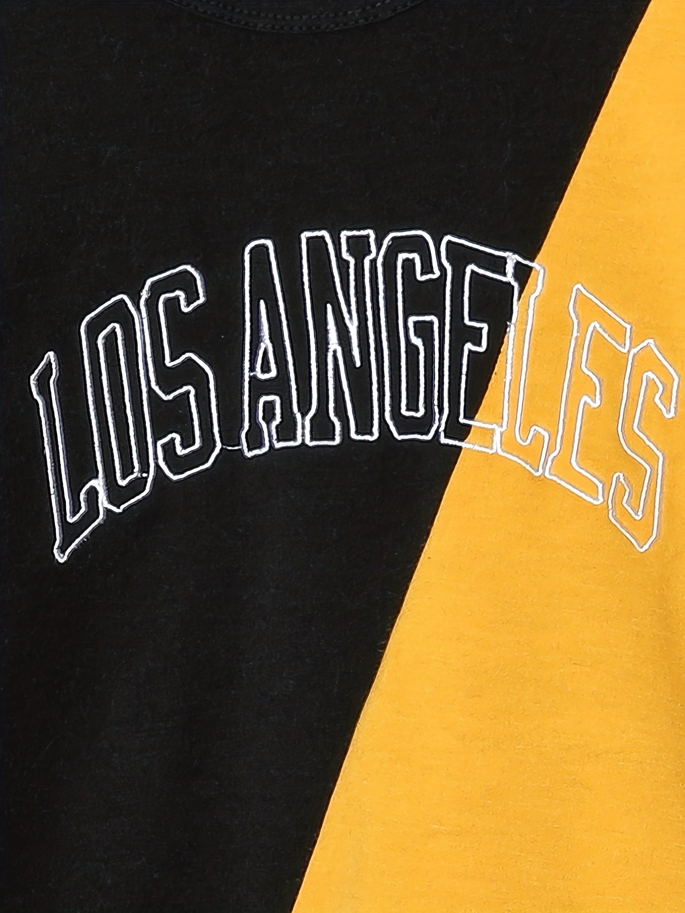 LOS ANGELES Graphic Print Boys Sweatshirt & Sweatpants Set