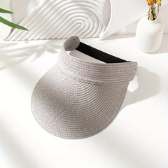 Adjustable Buckle Straw Hat for Summer Sun Protection