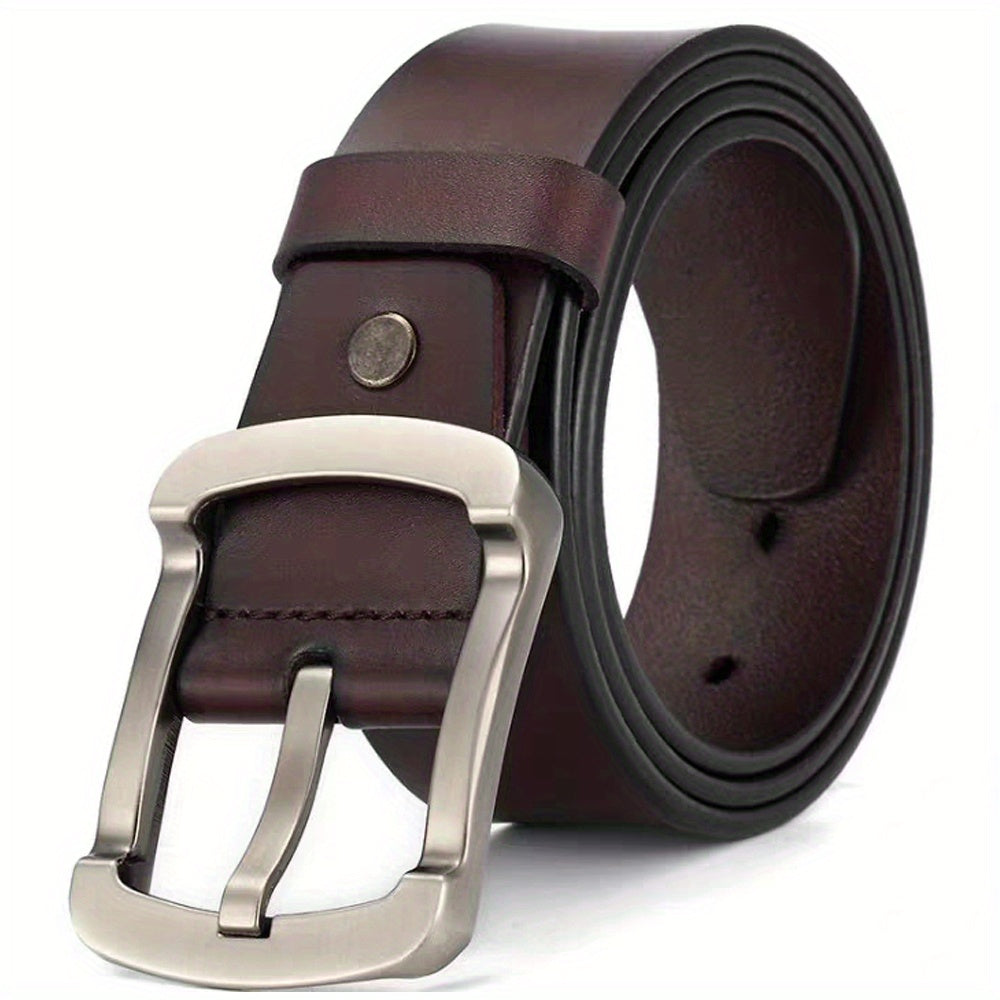 Antique PU Leather Retro Buckle Business Jeans Belt