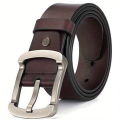 Antique PU Leather Retro Buckle Business Jeans Belt