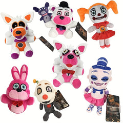 Fox Bear Girl Clown Rabbit Plush Toy Doll