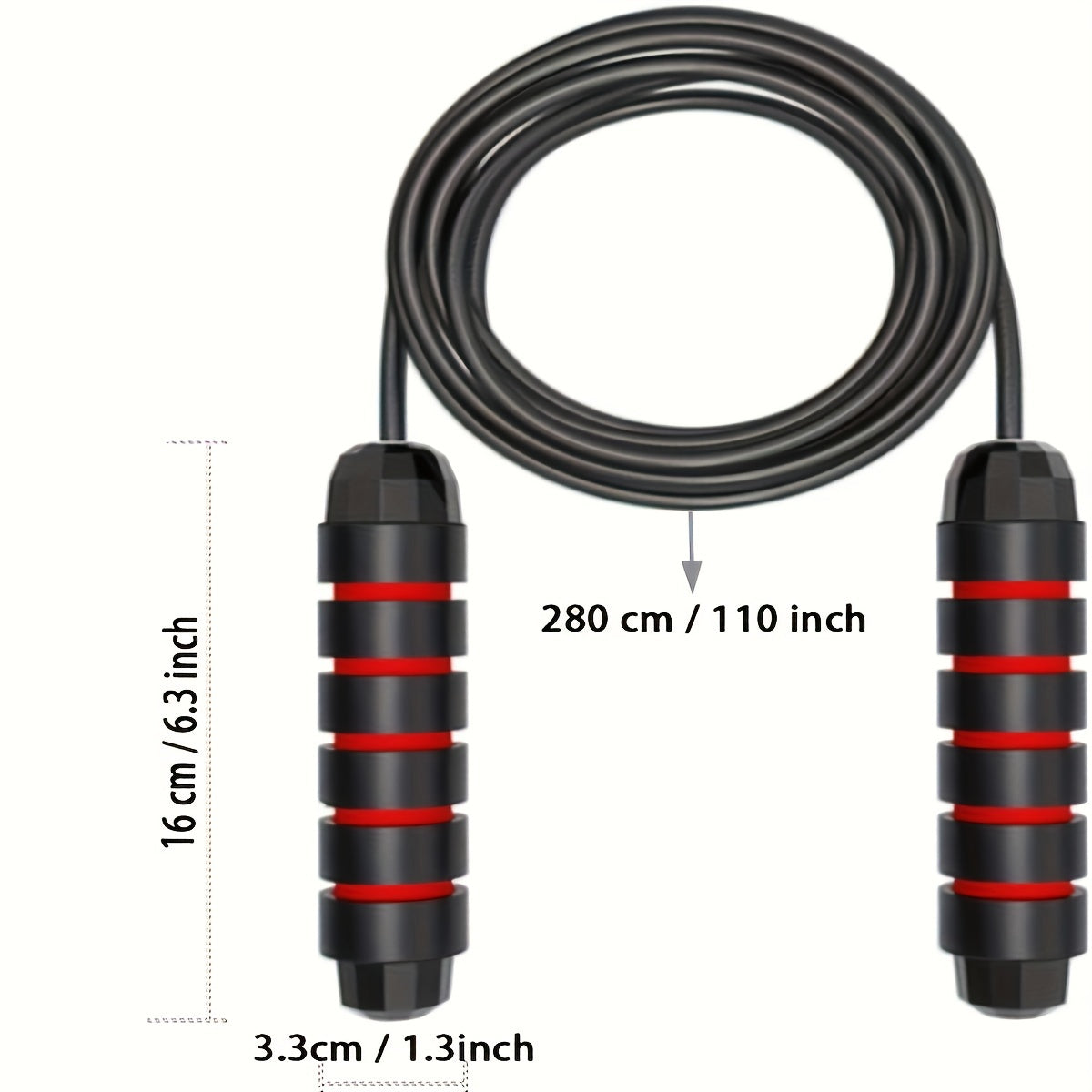 Adjustable Unisex Jump Rope for Fitness and Weight Loss