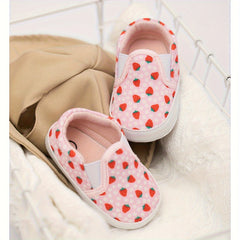 Baby Girls Slip On Sneakers Lightweight Non Slip Shoes