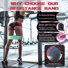 3pcs Elastic Yoga Resistance Bands Non slip Fitness Stretching Rope