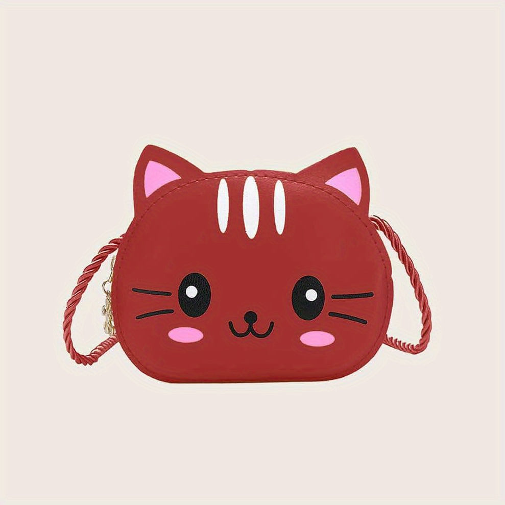 Mini Cat Cartoon Crossbody Bag for Girls