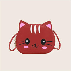 Mini Cat Cartoon Crossbody Bag for Girls