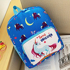 Unicorn Dinosaur Print Backpack for Kids