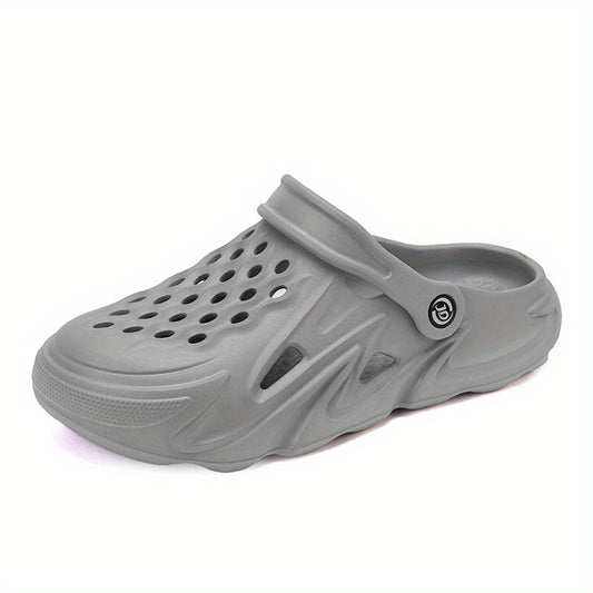 Unisex Soft Sole Comfy Clogs Hollow Out Non Slip Garden Shoes Summer