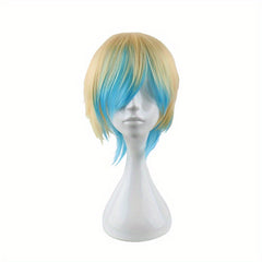 Men's Mixed Dress Up Short Wig With Bangs Costume Wigs