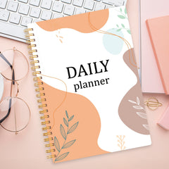 Undated Hourly Planner Spiral Agenda
