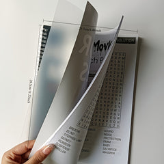 Horror Movies Word Puzzles Educational Activity Notebook
