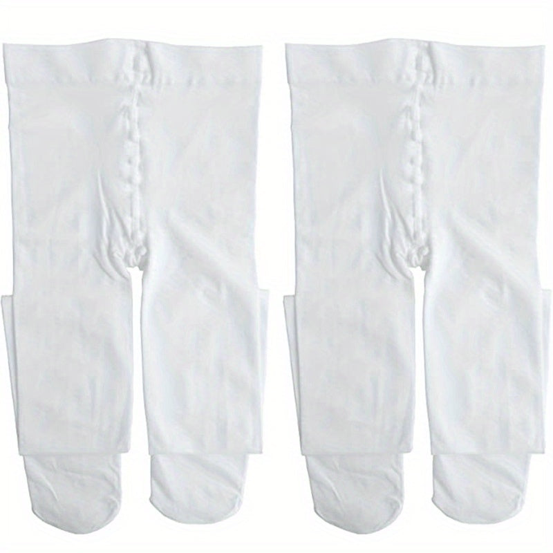 2 Pairs Ballet Tights Soft Knitted Dance Pants Ballerina Dancer Wear