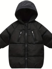 Boys Winter Hooded Puffer Coat Warm Jacket