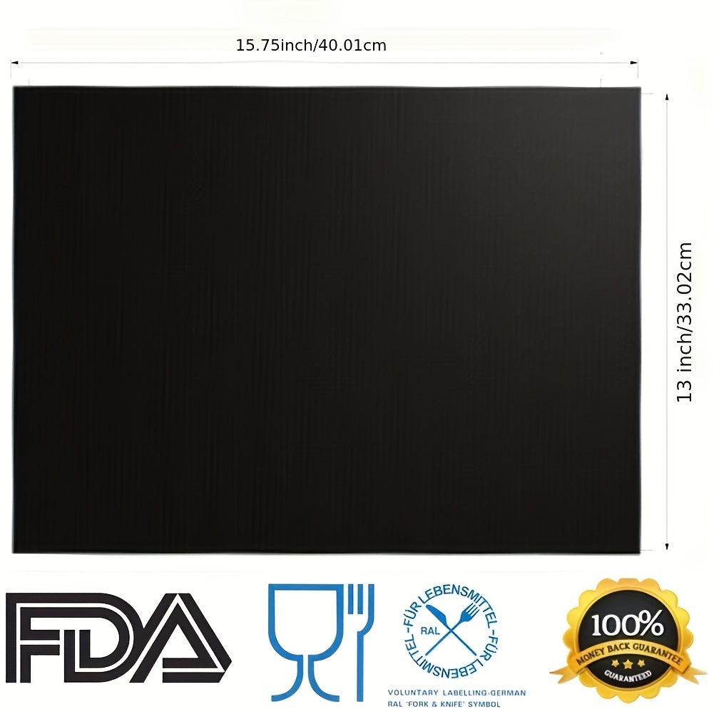 2pcs BBQ Barbecue Mat Set Non Stick High Temperature Resistant