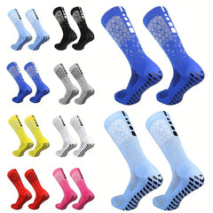 Breathable Sports Soccer Socks Compression Non-slip Silicone Outdoor Running
