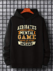 Men's Mental Game Print Hoodie for Outdoor Adventures