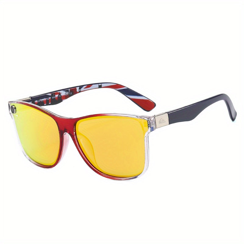Men's Square Large Frame Sports Sunglasses UV 400