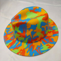 Graffiti Jazz Hat All-match Woolen Adjustable