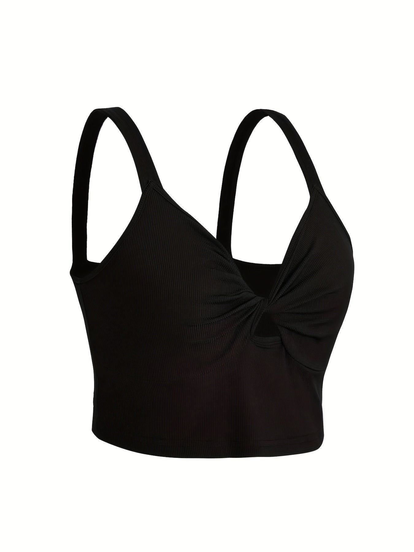 Sexy V Neck Twist Front Cami Top
