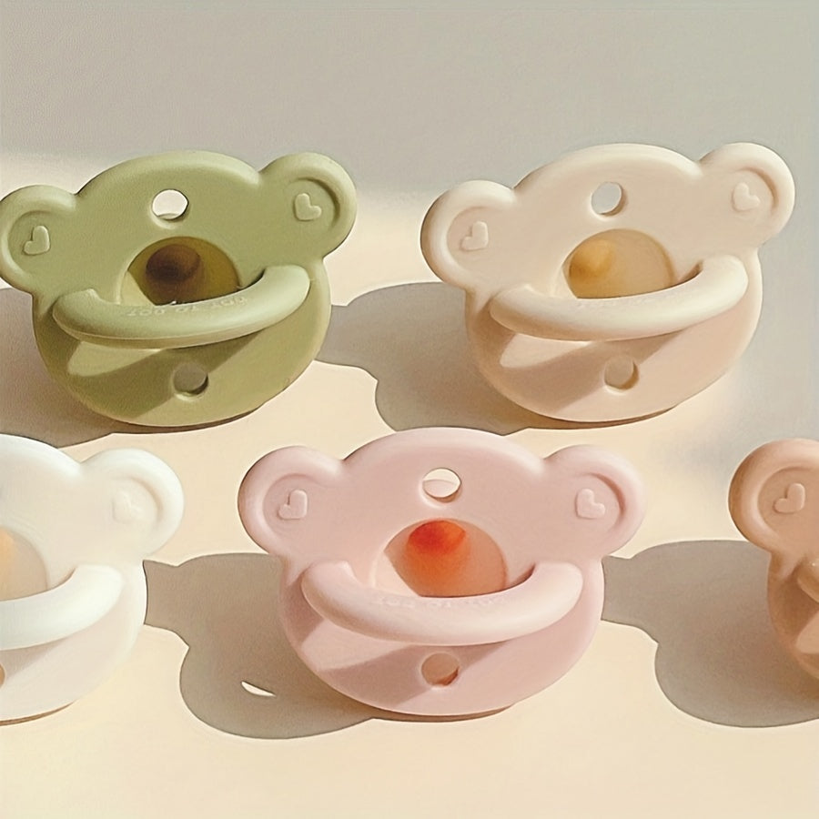 Soft Silicone Anti Flatulence Bear Soother for Babies