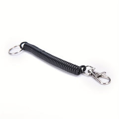 Telescopic Plastic Spring Lanyard Keychain