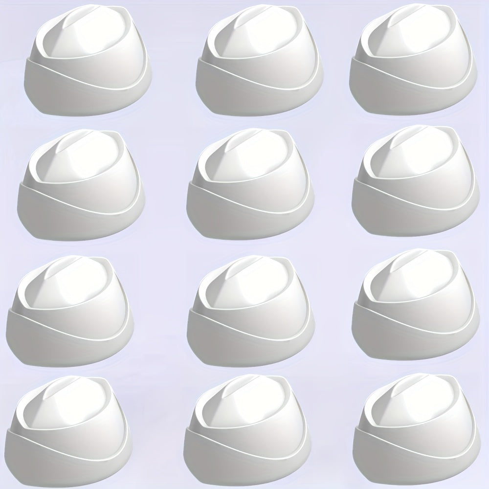 12pcs Mini Character Shaped Military Caps Building Blocks Set