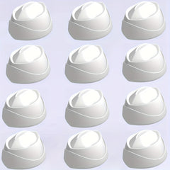 12pcs Mini Character Shaped Military Caps Building Blocks Set
