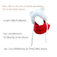 Women's Winter Set: Fleece-Lined Hat & Infinity Scarf