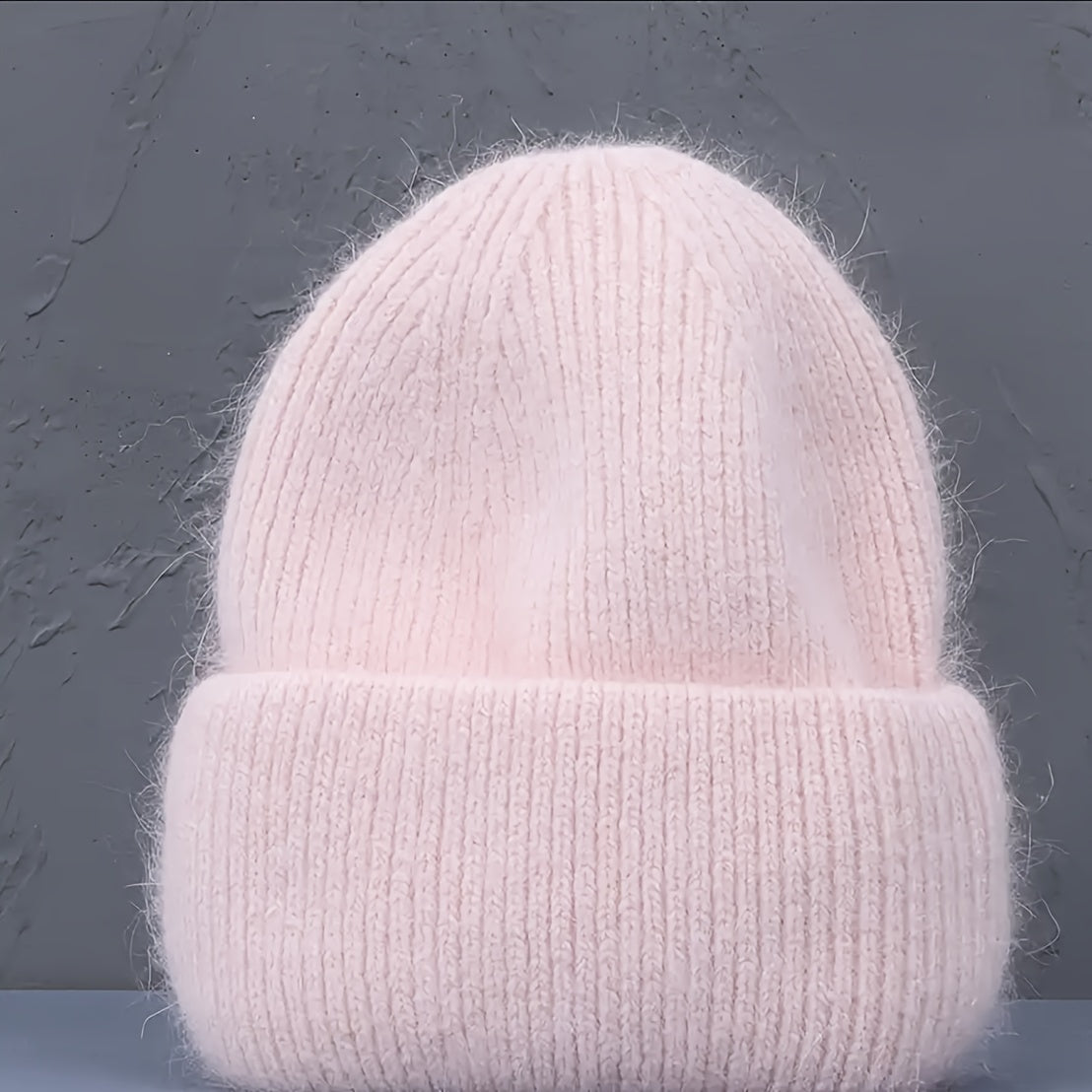 Solid Beanie Hats For Women Men Winter Knitted Warm Hats Sun Protection Hat