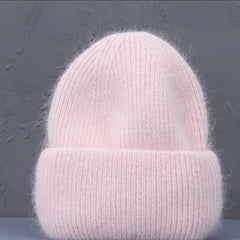 Solid Beanie Hats For Women Men Winter Knitted Warm Hats Sun Protection Hat