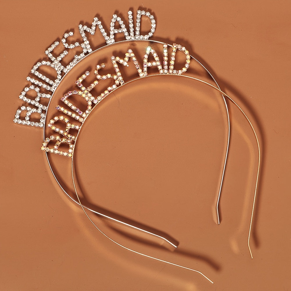 Rhinestone Bridesmaid Hairband Bridal Shower