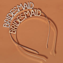 Rhinestone Bridesmaid Hairband Bridal Shower