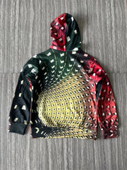 Colorful Swirl 3D Print Hoodie for Kids