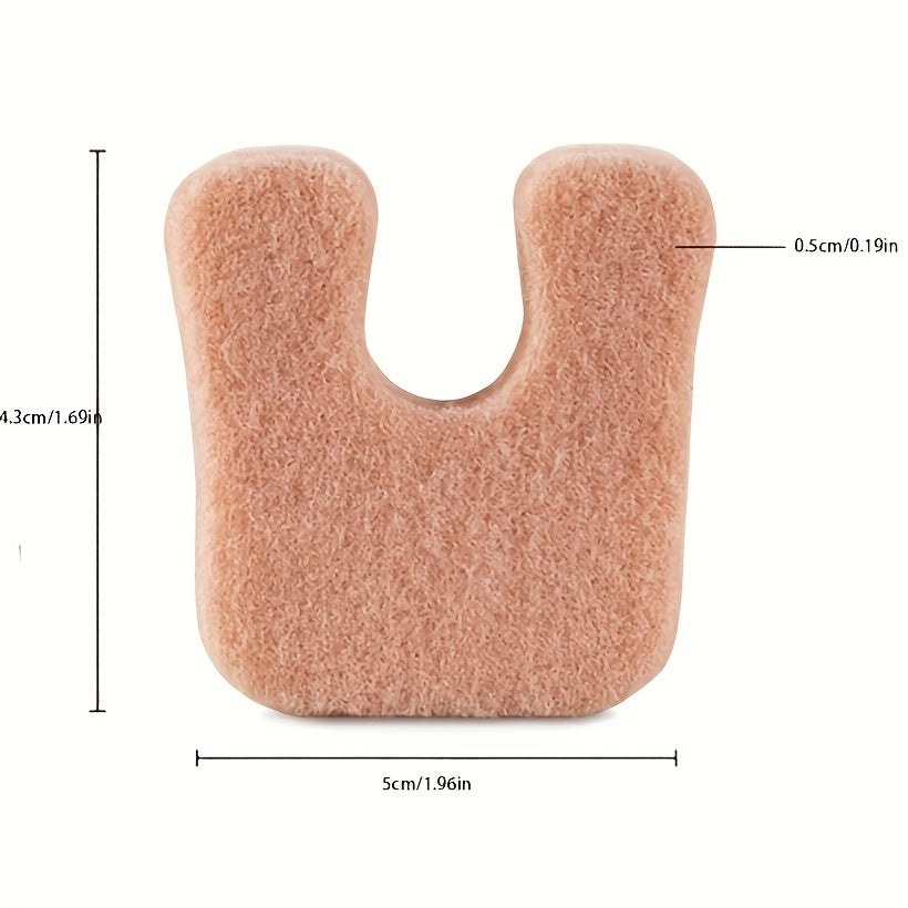 6pcs U Shaped Felt Callus Pads for Shoe Protection Foam Foot Cushion Pad
