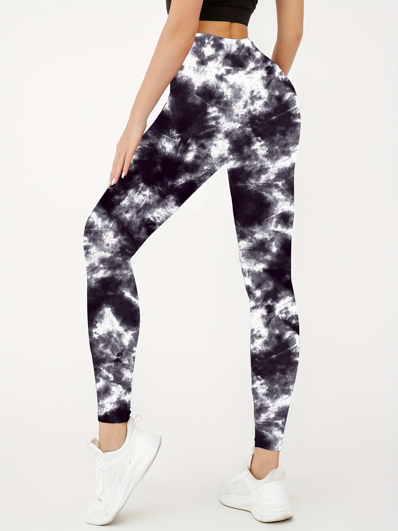 Tie Dye Soft Leggings High Waisted Tummy Control Workout Yoga Leggings