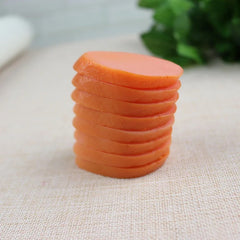 5pcs PVC Hot Dog Sausages Realistic Food Style Sliced Sausages