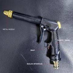 Heavy Duty Metal Handheld Water Nozzle for Car Washing & Garden Watering