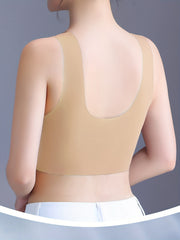 4pcs Wireless Push Up Bras Women's Lingerie