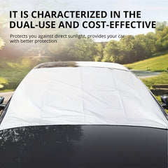 Winter Car Boat Snow Cover Foldable Windshield Sunshade Ice Cover
