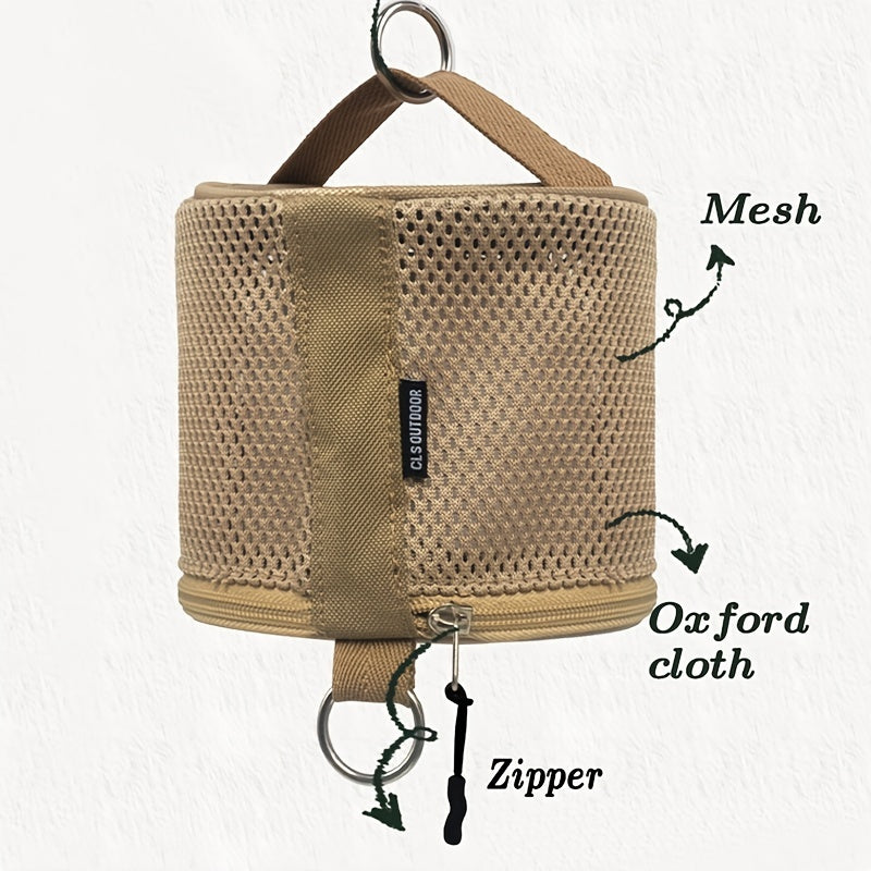 Toilet Paper Holder with Hook for Outdoor Camping