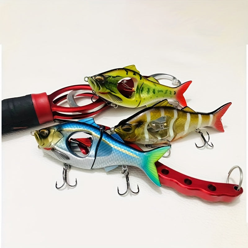 Propeller Minnow Fishing Lure Slow Sinking Jerk Bait