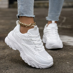 Women's Breathable Heighten Chunky Sneakers Casual Lightweight Running Shoes