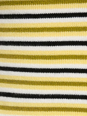 Y2K Striped Backless Halter Top