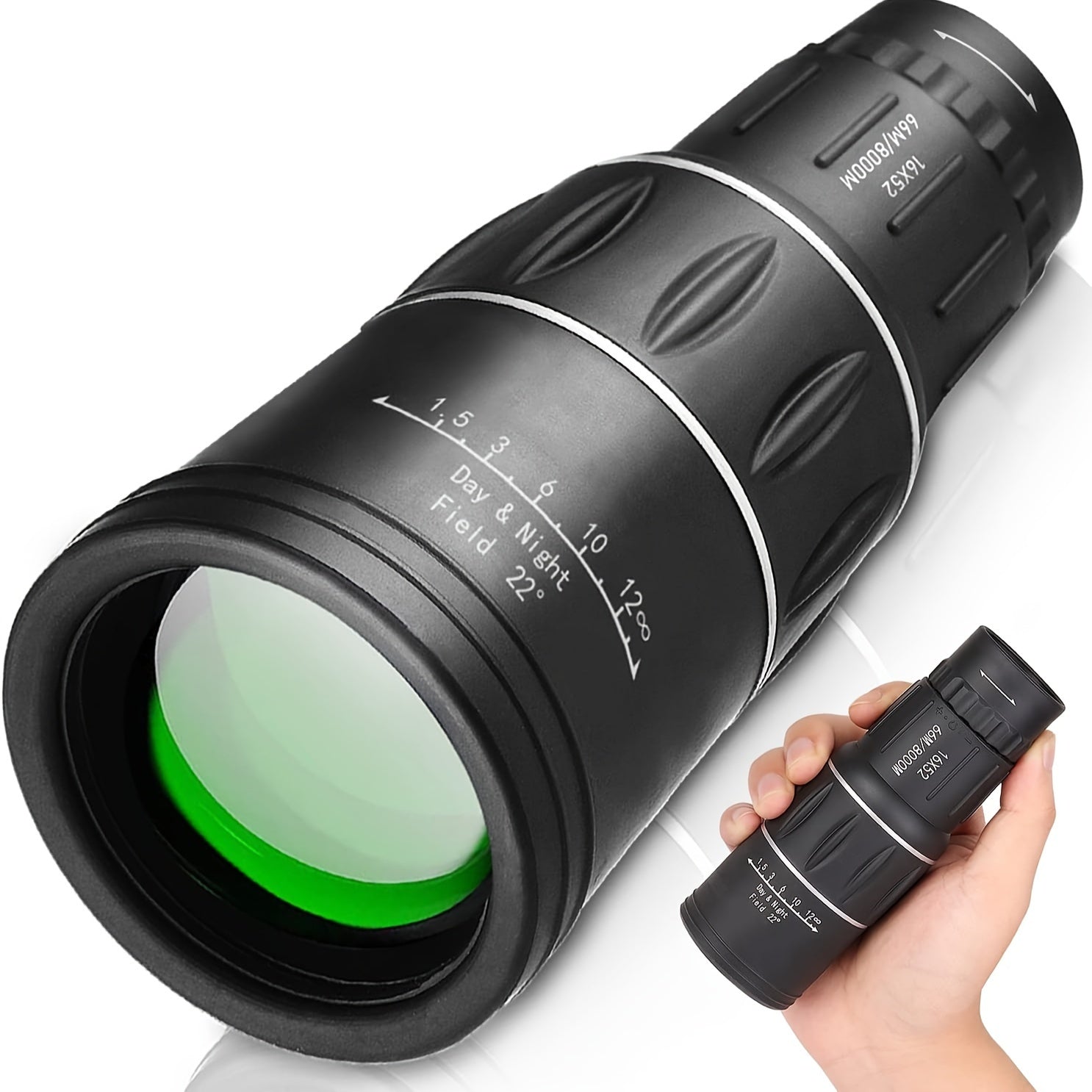 16X52 Monocular Telescope High Powered for Outdoor Activity