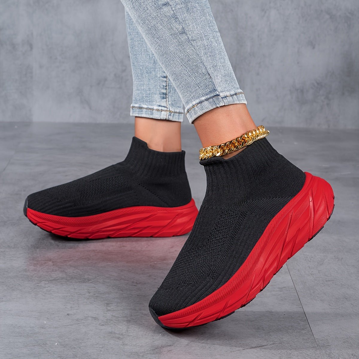 Women's Chunky Sneakers, Breathable and Stylish