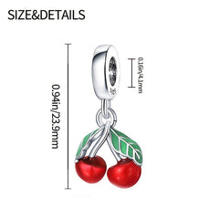 Sea Animal Plant Fruit Charm for DIY Bracelet Jewelry Gift
