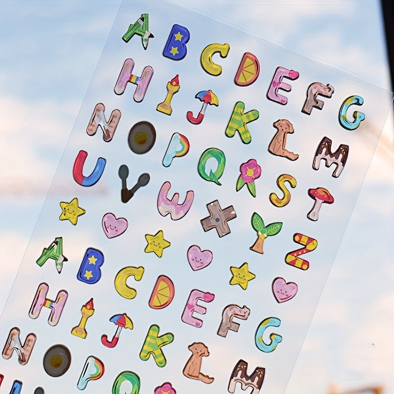 3D Candy Crystal Sticker Epoxy Number Letter DIY Phone Case Decoration